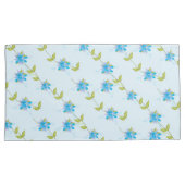 Reversible Blues Kissenbezug (Vorderseite-Rechts)