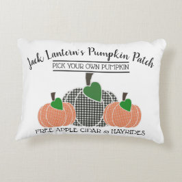 Reversible Christmas Tree Pumpkin Patch Bauernhof Dekokissen