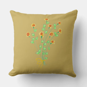 Reversible Classy Gold Pillow Kissen