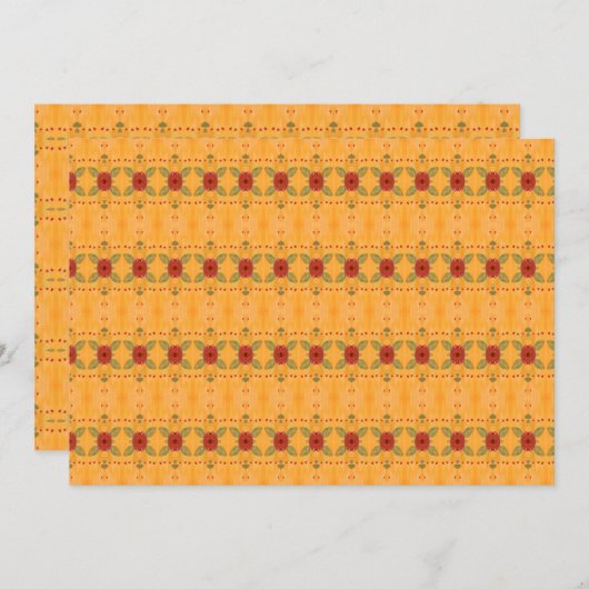 Reversible Duvet in Gold Einladung (Vorne/Hinten)