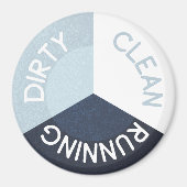 Reversible Geschirrspülmaschine Navy Blue Clean Di Magnet (Vorne)