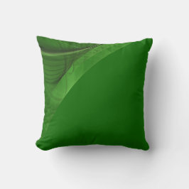 Reversible Green und Blue Fraktal Pillow Kissen
