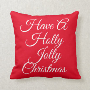 Reversible haben ein heiliges Jolly Weihnachten Kissen