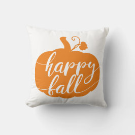 Reversible Happy Fall Pumpkin Kissen