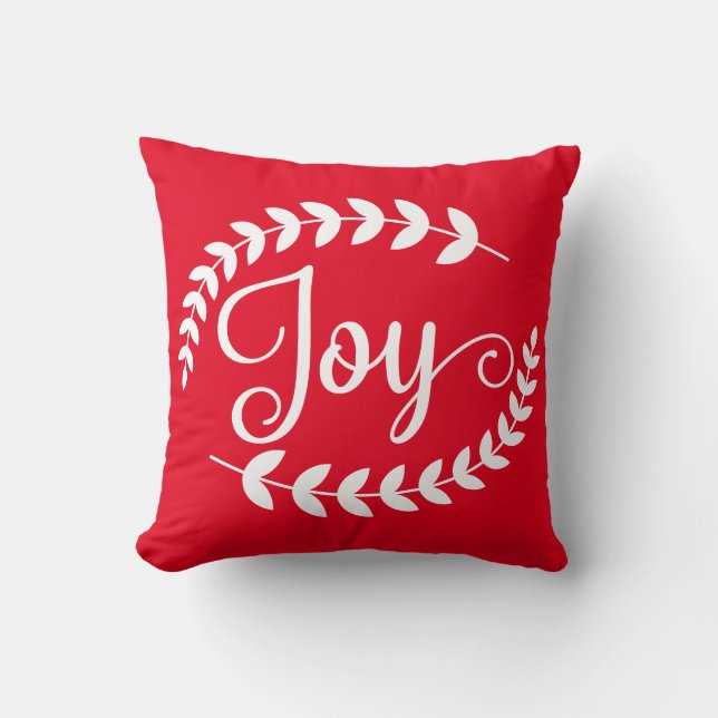 Reversible Joy Christmas Kissen (Vorderseite)