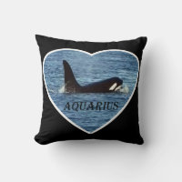 Reversible Killer Whale "Aquarius" Orca Cushion