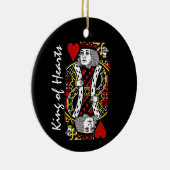 Reversible King of Hearts Ornament (Rechts)