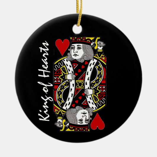 Reversible King of Hearts Ornament (Vorne)