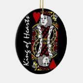 Reversible King of Hearts Ornament (Rechts)