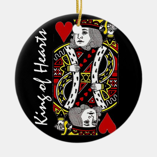 Reversible King of Hearts Ornament (Vorne)