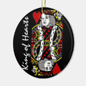Reversible King of Hearts Ornament (Links)