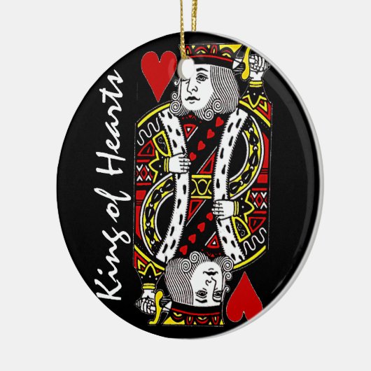 Reversible King of Hearts Ornament (Links)