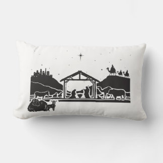 Reversible Krippe Throw Kissen