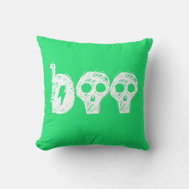Reversible Lila/grüne Halloween-Kissen Kissen