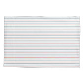 Reversible Nautical Sailboat Striped Pillowcases Kissenbezug (Rückseite-Links)