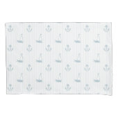 Reversible Nautical Sailboat Striped Pillowcases Kissenbezug (Vorderseite-Links)