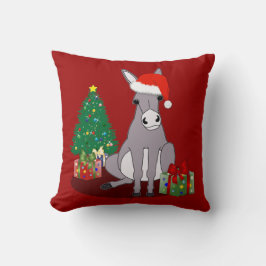 Reversible Niedlich Merry Christmas Donkey Kissen