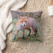 Reversible Niedlich Red Fox Kissen (Decke)