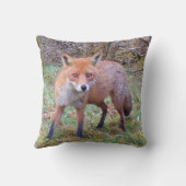 Reversible Niedlich Red Fox Kissen (Rückseite)