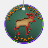Reversible Park City Souvenir Ornament (Hinten)