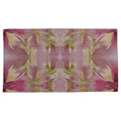 Reversible Pillow-Hüllen mit Olivenöl und Burgund Kissenbezug (Vorderseite-Rechts)