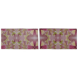 Reversible Pillow-Hüllen mit Olivenöl und Burgund Kissenbezug