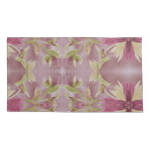 Reversible Pillow-Hüllen mit Olivenöl und Burgund Kissenbezug (Rückseite-Links)