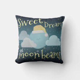 Reversible Pillow, Wolken Sonne, Mond, Regenbogen, Kissen