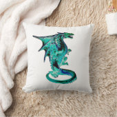 Reversible Sea Blue Dragon Kissen (Decke)