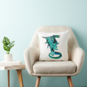Reversible Sea Blue Dragon Kissen (Stuhl )