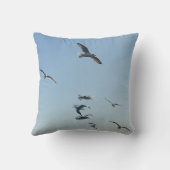 Reversible Seagulls fliegen Kissen (Rückseite)