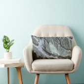 Reversible Spooky Buzzard auf Zweig Lendenkissen (Stuhl )