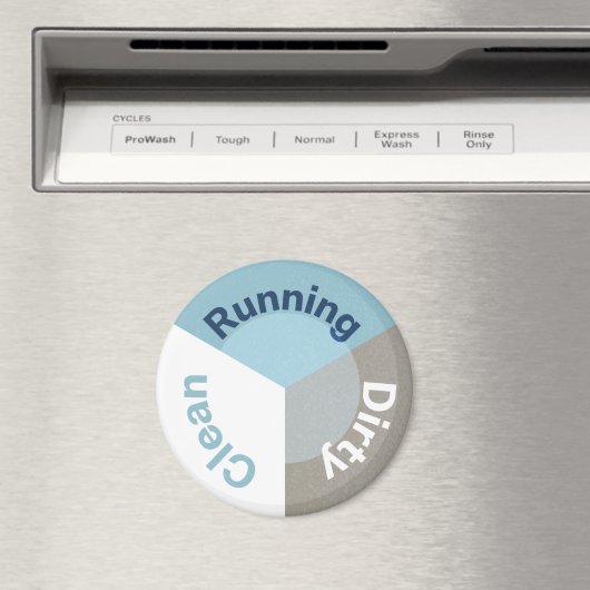 Reversible Spülmaschine läuft sauber, dunkelblau Magnet (In Situ (Geschirrspüler))