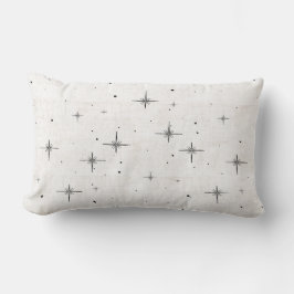Reversible Starry Holiday Lumbar Kissen