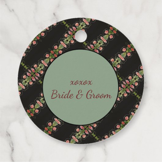 Reversible Stylish Design Geschenkanhänger (Rückseite)