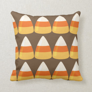 Reversible Two Side Candy Corn Pumpkins Halloween Kissen