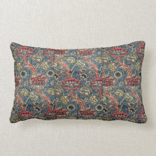 Reversible Vintage William Morris Wandle Lendenkissen