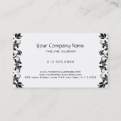 Reversible Visitenkarte für die weißen Wirbel (Rückseite)