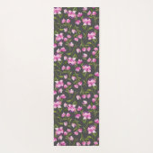 Reversible Watercolor Florals Yoga Mat Yogamatte (Rückseite)