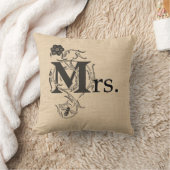 Reversible Wedding Pillow Mr. und Mrs. Kissen (Decke)