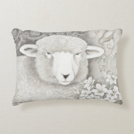 Reversible weiche Schafe und Kuhkissen in neutrale Dekokissen