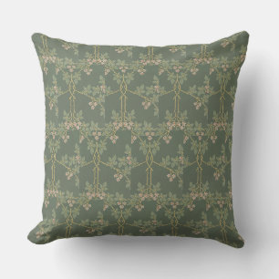Reversibler William Morris Vintage Blackberry Kissen