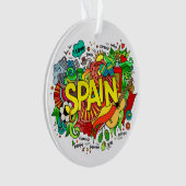 Revidierter SPANIENOrnament Ornament (Vorderseite)