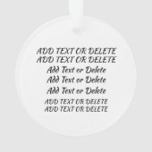 Revidierter SPANIENOrnament Ornament (Rückseite)