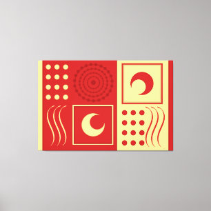 Reviere Leinwanddruck