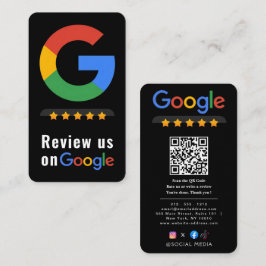 Review Google Review QR Code Google Ratings Visitenkarte