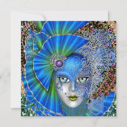 Revised Mardi Gras Einladung (Vorderseite)