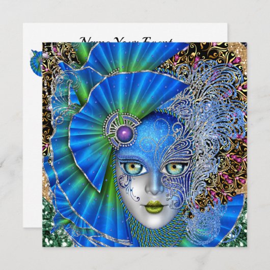 Revised Mardi Gras Einladung (Vorne/Hinten)