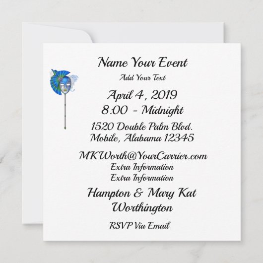 Revised Mardi Gras Einladung (Rückseite)