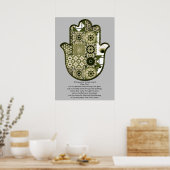 Revisited Khamsa Hand Poster Design 2 Owner (Küche)